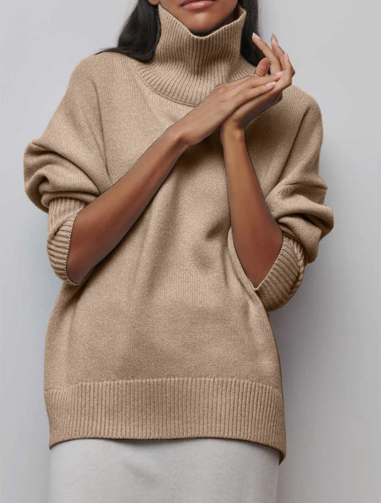 Carolyn B Turtleneck Sweater - Camel