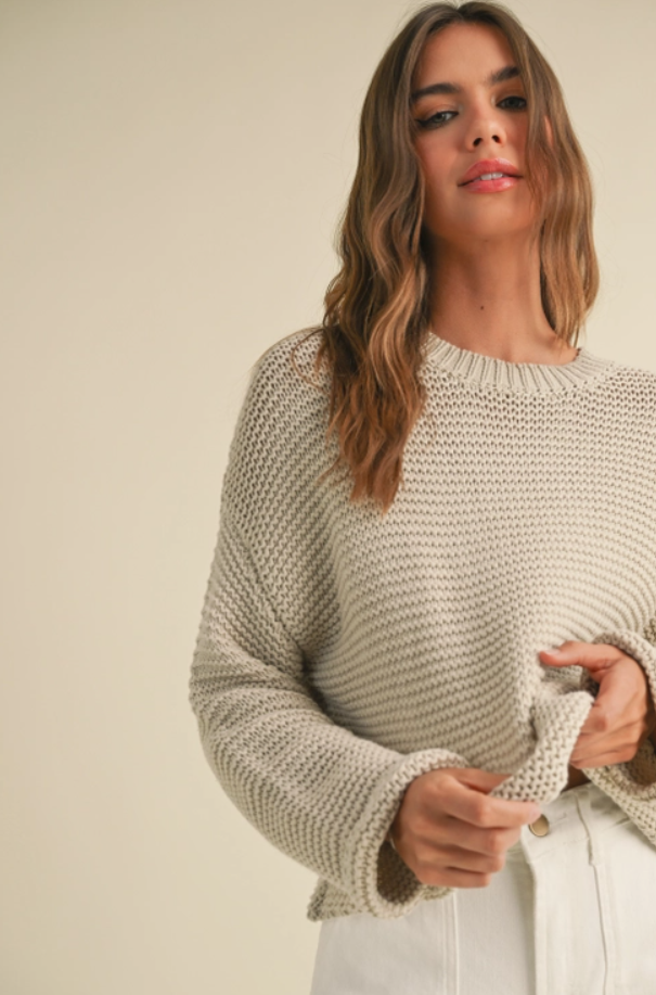 Knitted Sweater Top